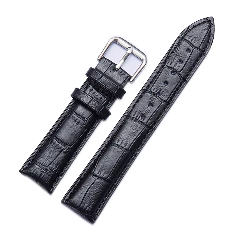 Bracelet de montre en cuir de remplacement universel, pour hommes et femmes, 12mm 14mm 16mm 18mm 19m