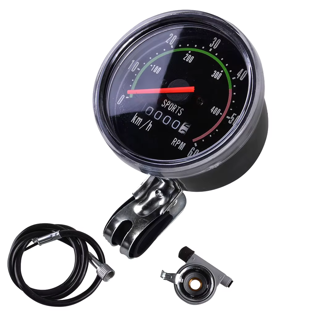 Compteur de vitesse étanche pour vélo, odomcirculation mécanique analogique, chronomètre pour vélo g