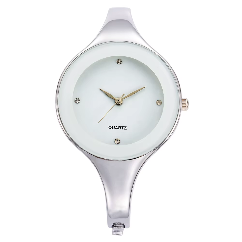 Mode femmes bracelet montre de luxe marque en acier inoxydable analogique Quartz montre-bracelet Sim