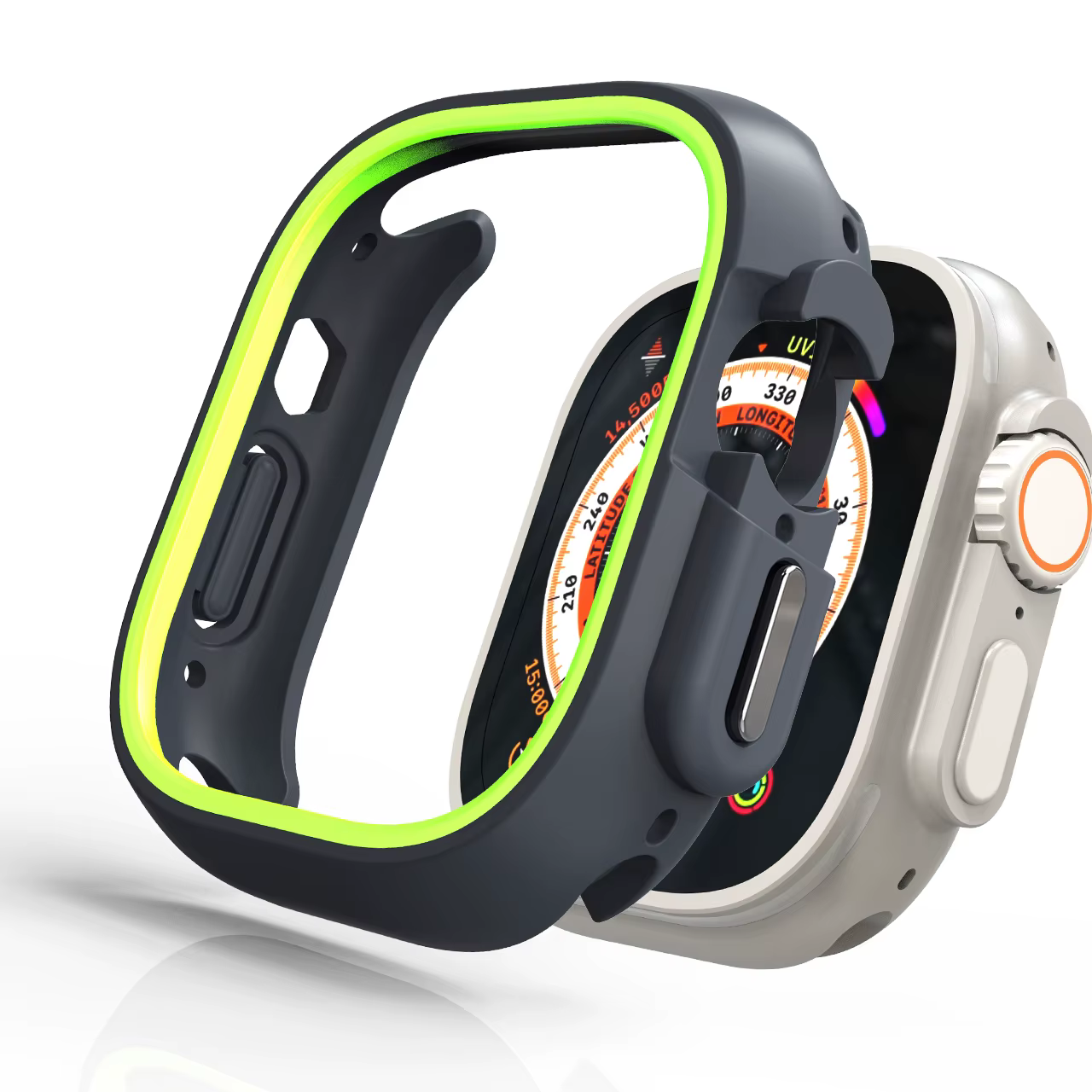 Coque en TPU pour Apple Watch Ultra 49mm, étui de protection en caoutchouc, coque de montre iWatch s