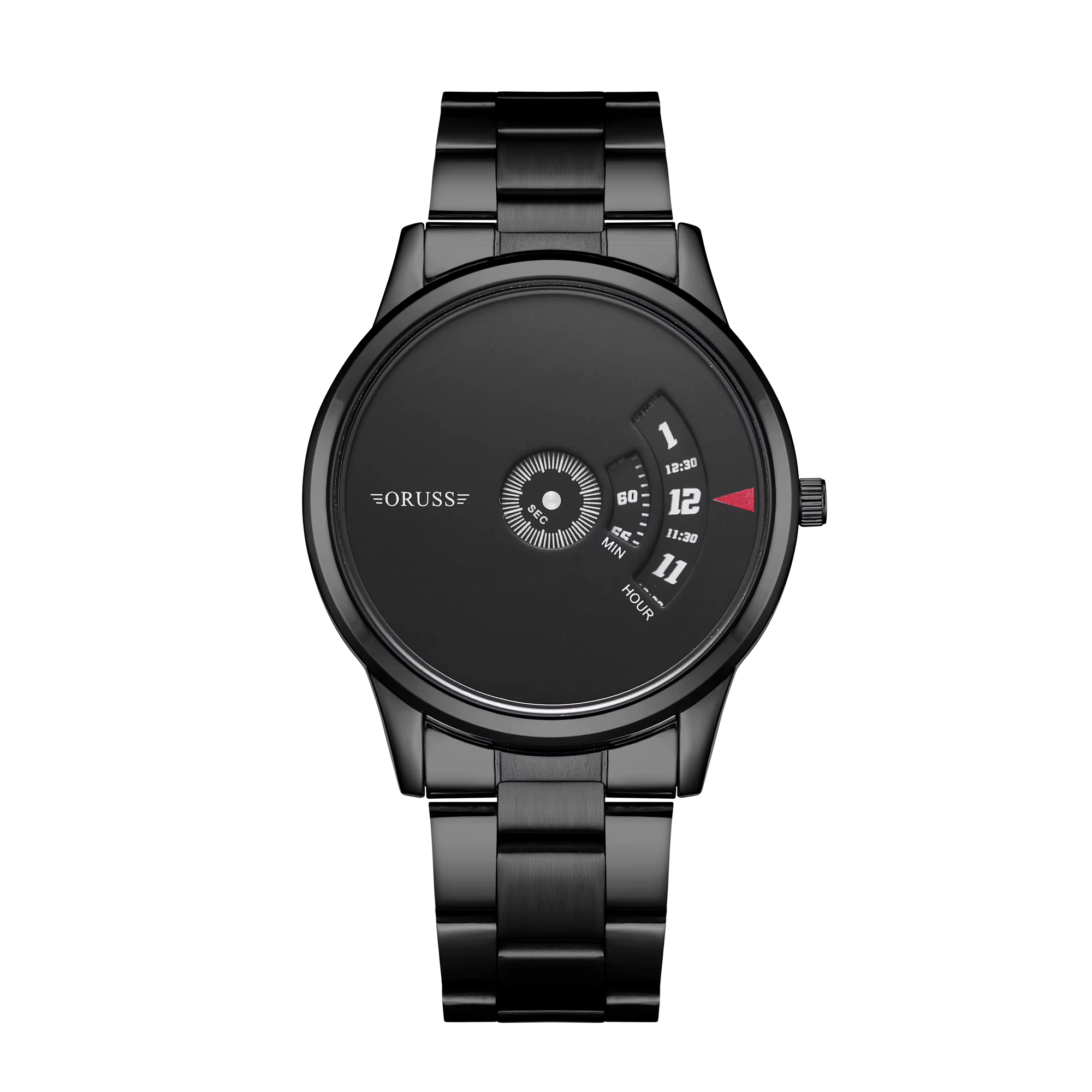 Nouvelle montre pour hommes noire scientifique et technologique, toutes les jeunes étudiants à la mo