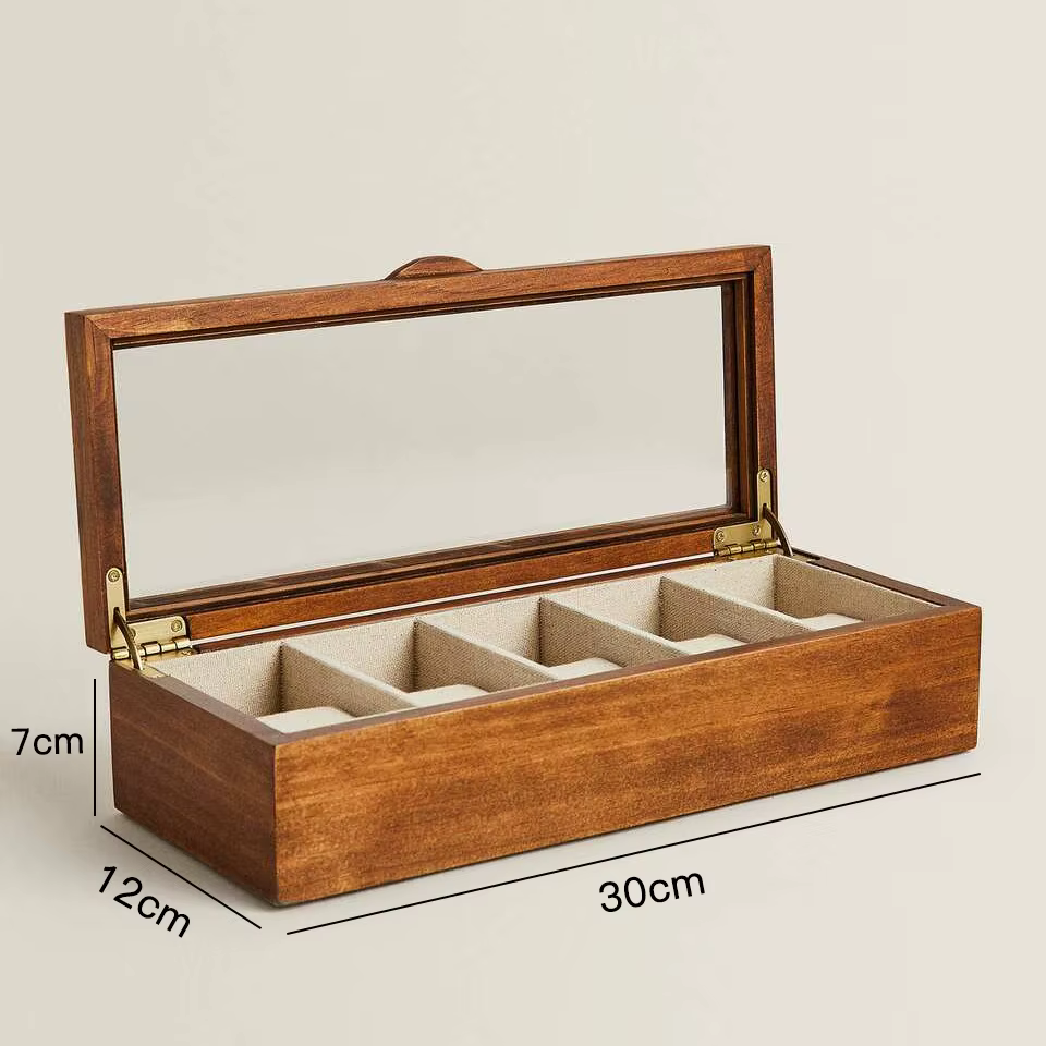 Boîtier de montre en bois personnalisé, support de rangement de montre de luxe, affichage de boîte, 
