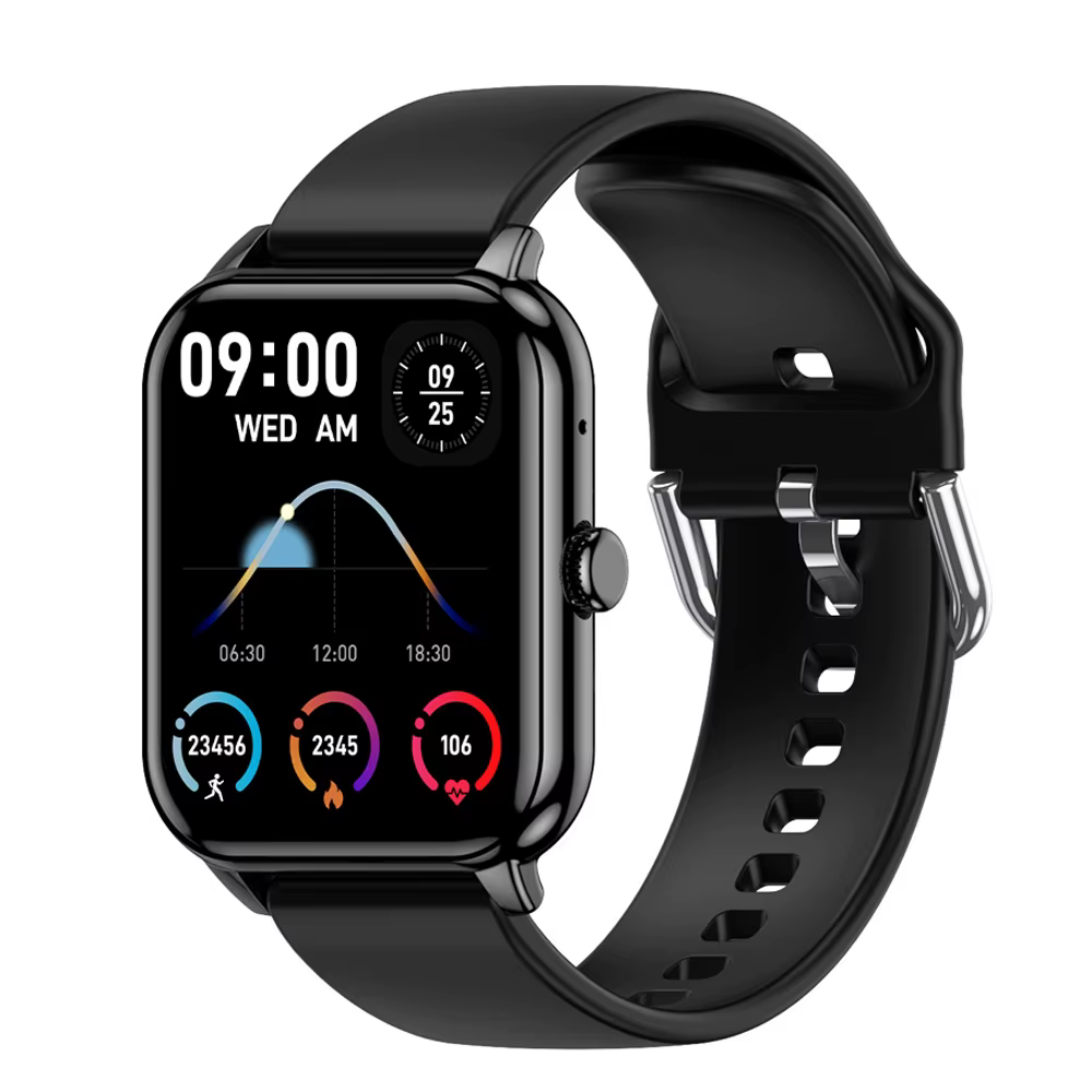 Montre connectée intelligente pour hommes et femmes avec appels Bluetooth, commande vocale, suivi sp