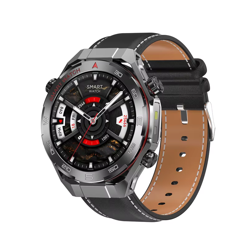 Montre connectée Watch6 Ultra, grand écran de 1,5 pouce, appels Bluetooth, surveillance de la santé,