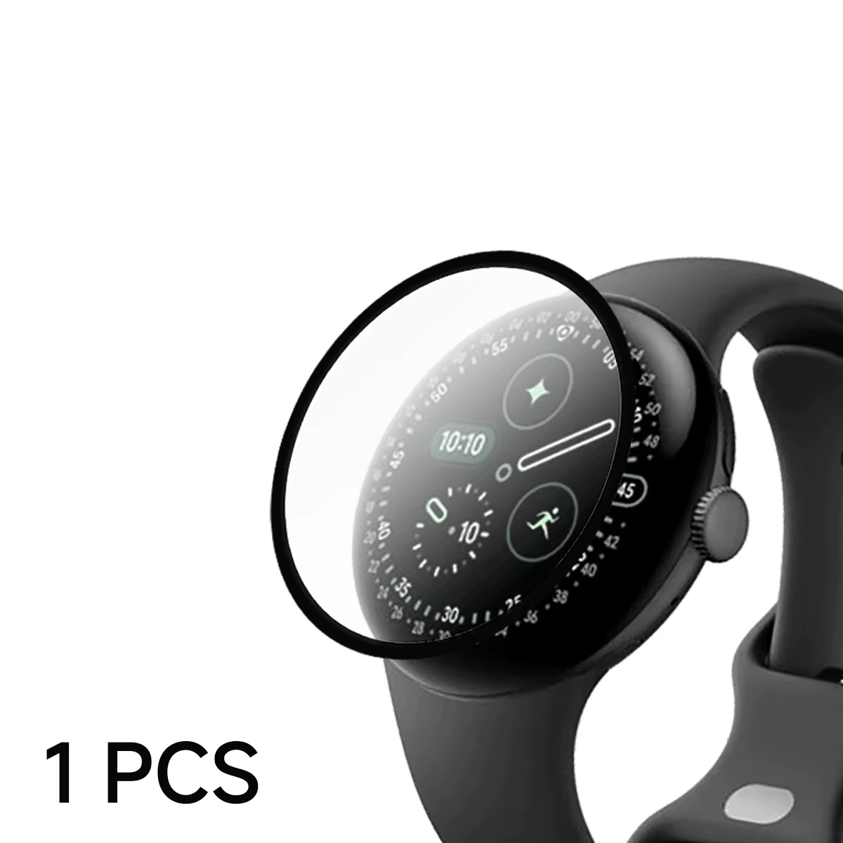 Protecteur d'écran pour Google Pixel 4-41/45mm, Film Composite 3D anti-rayures pour Pixel Watch 4 45