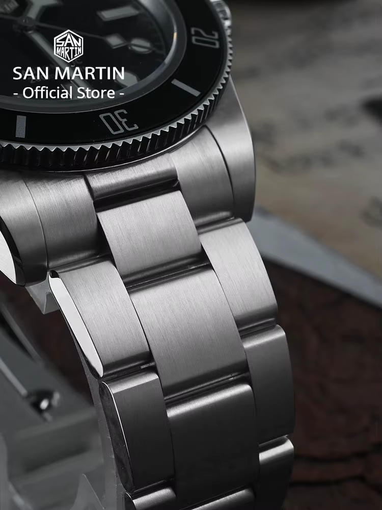 San Martin – montre de plongée rétro de luxe pour hommes, 40mm BB58, NH35, automatique, mécanique, s
