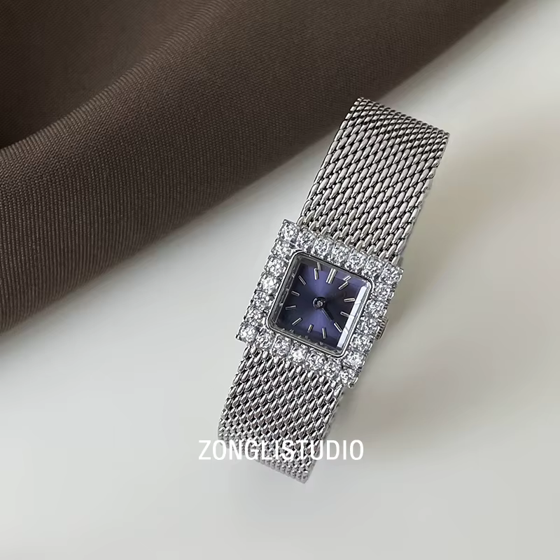 Haute qualité nouvelle montre pour femme à quartz montre plaquée or 18 carats luxueux petit cadran c
