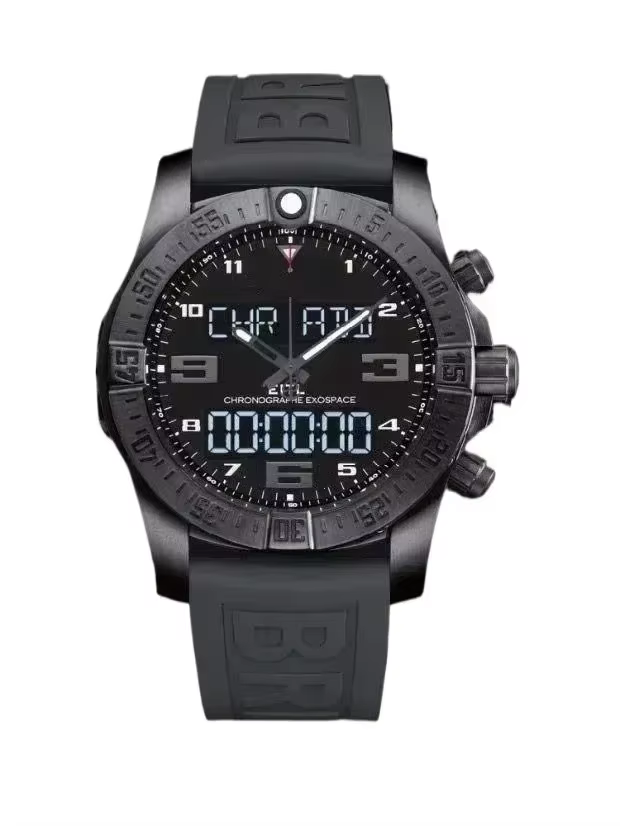 Montres de sport pour hommes personnalisées, design aérospatial, 44 mm, nouveau design numérique, br