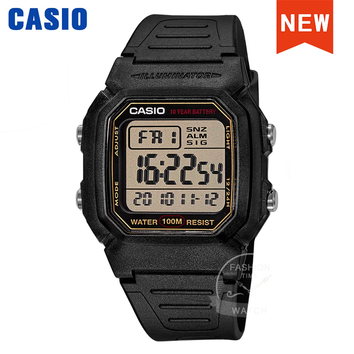 Casio montre pour hommes Original Sport multifonctionnel Vintage montre étanche série W-800