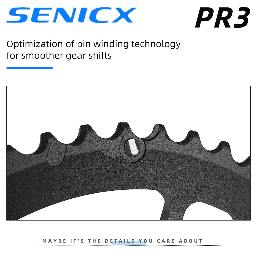 GENICX Store 3-Pédalier de vélo de route en aluminium, haute qualité, 165/170/172, 5/175mm, JO46-30T