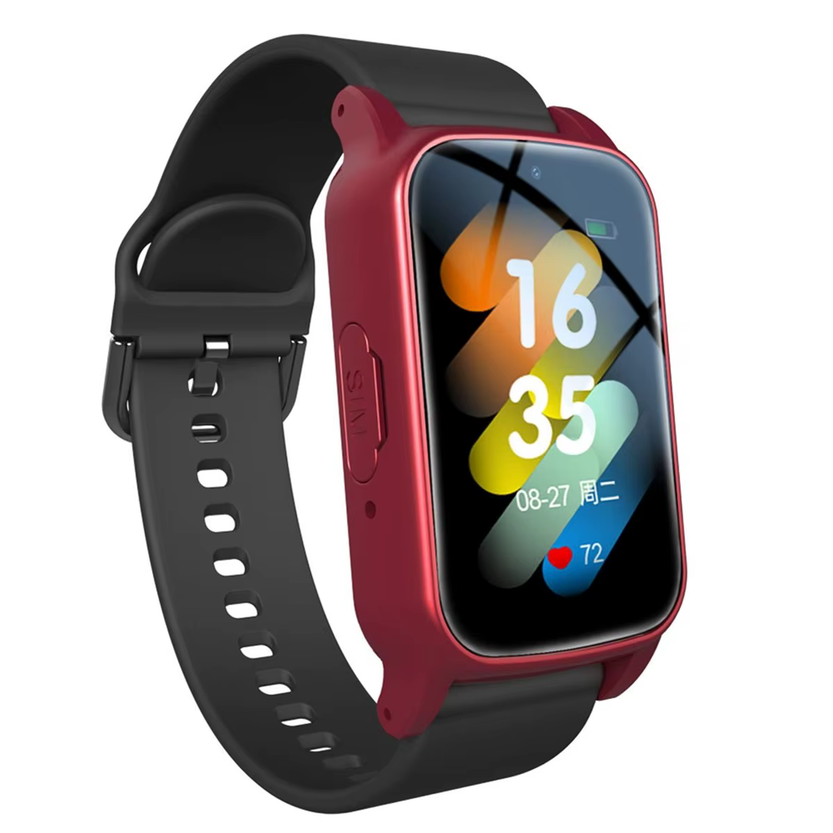 Montre intelligente pour personnes âgées 4G avec GPS, SOS, prise en charge d'urgence de détection d'