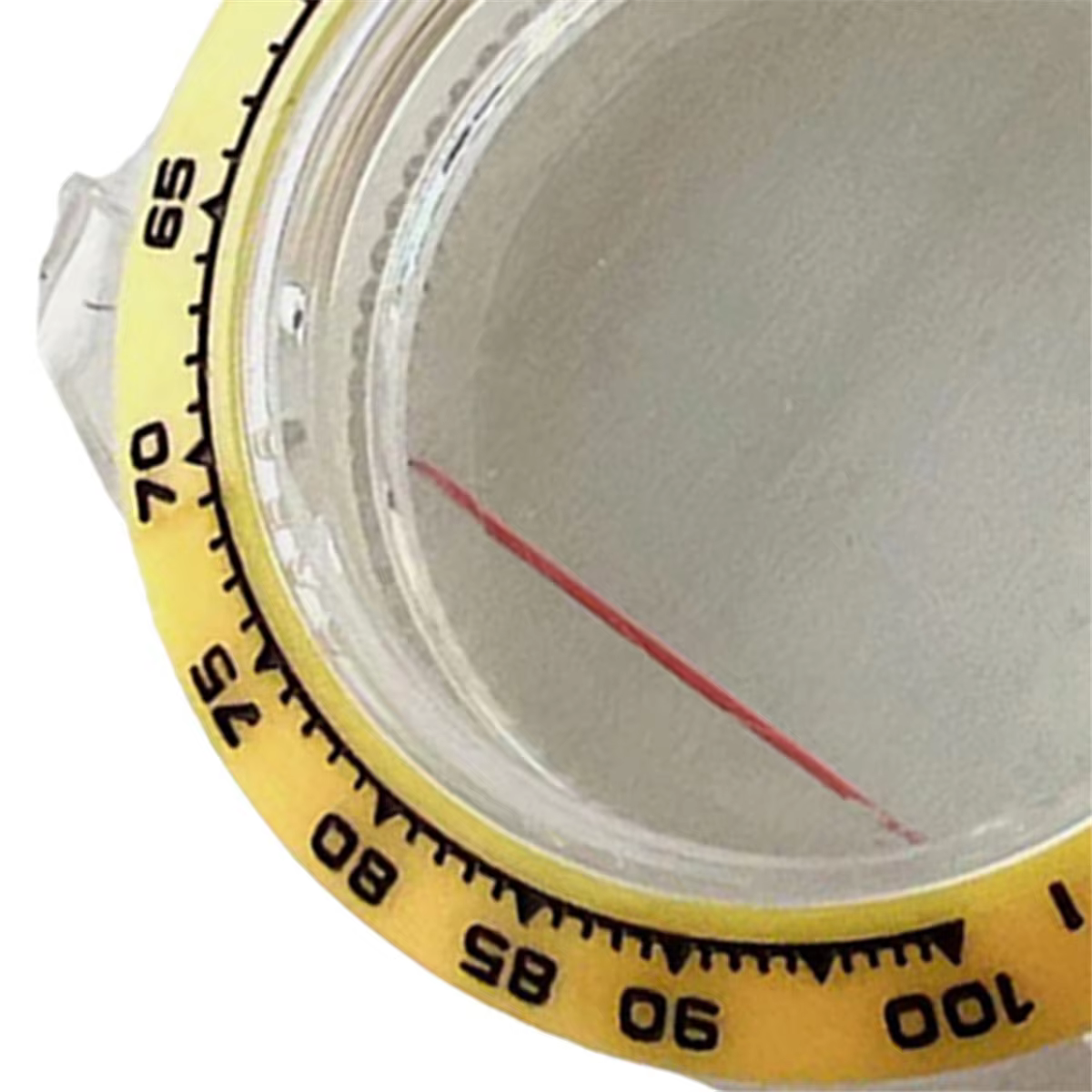AA91 39MM boîtier de montre boîtier en verre saphir pour Quartz VK63 boîtiers de mouvement accessoir