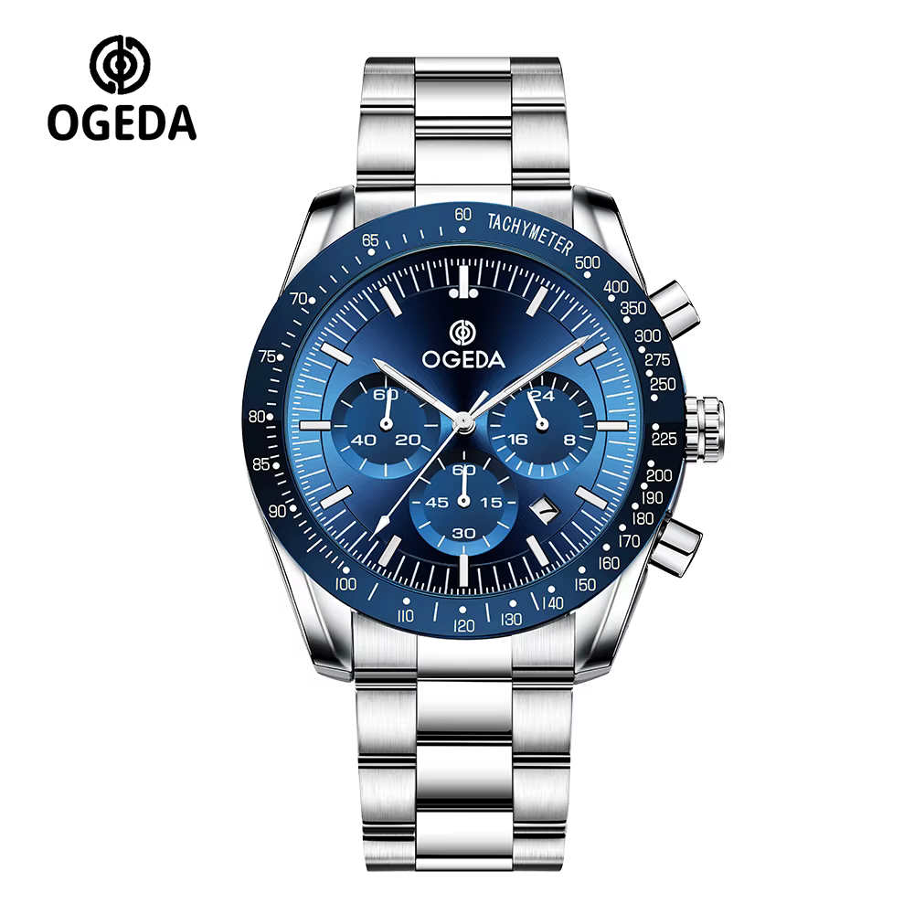 PAGRNE DESIGN Nouvelle montre à quartz pour homme de 45 mm, montre de luxe pour homme, mode décontra