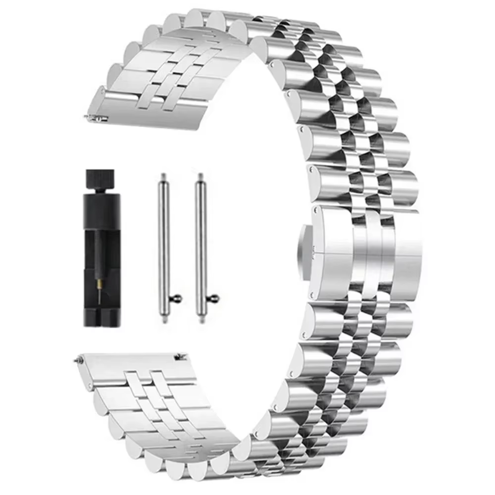 Bracelet en acier inoxydable de 22mm pour Suunto 5 Peak/9 Peak Pro DLC, Bracelet métallique respiran