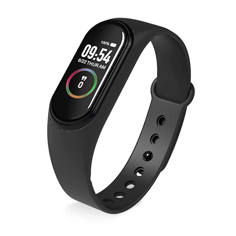 Bracelet intelligent Bracelet M4 écran LED podomètre de sport Bluetooth étanche avec moniteur de fré
