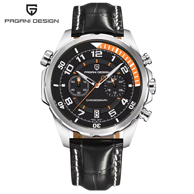 PAGANI DESIGN nouveau 1811 montre pour hommes 44mm montre-bracelet à Quartz multifonctionnel chronog