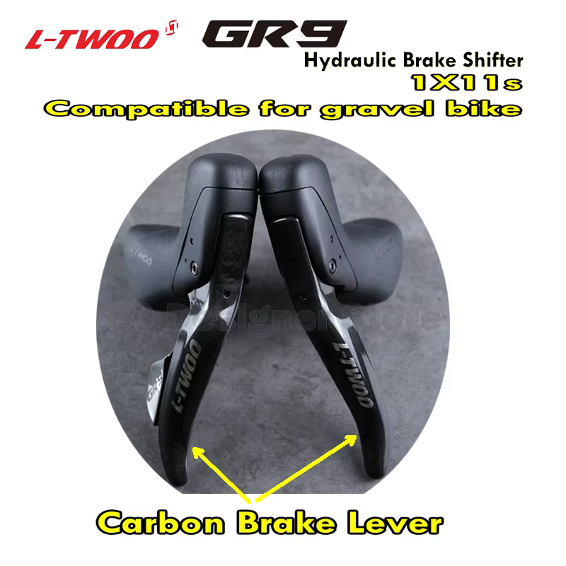 LTWOO-Leviers de frein à disque hydraulique GRT/RX/R9/GR9/R7 pour vélo de route, 1x12/1x1/10S, en al