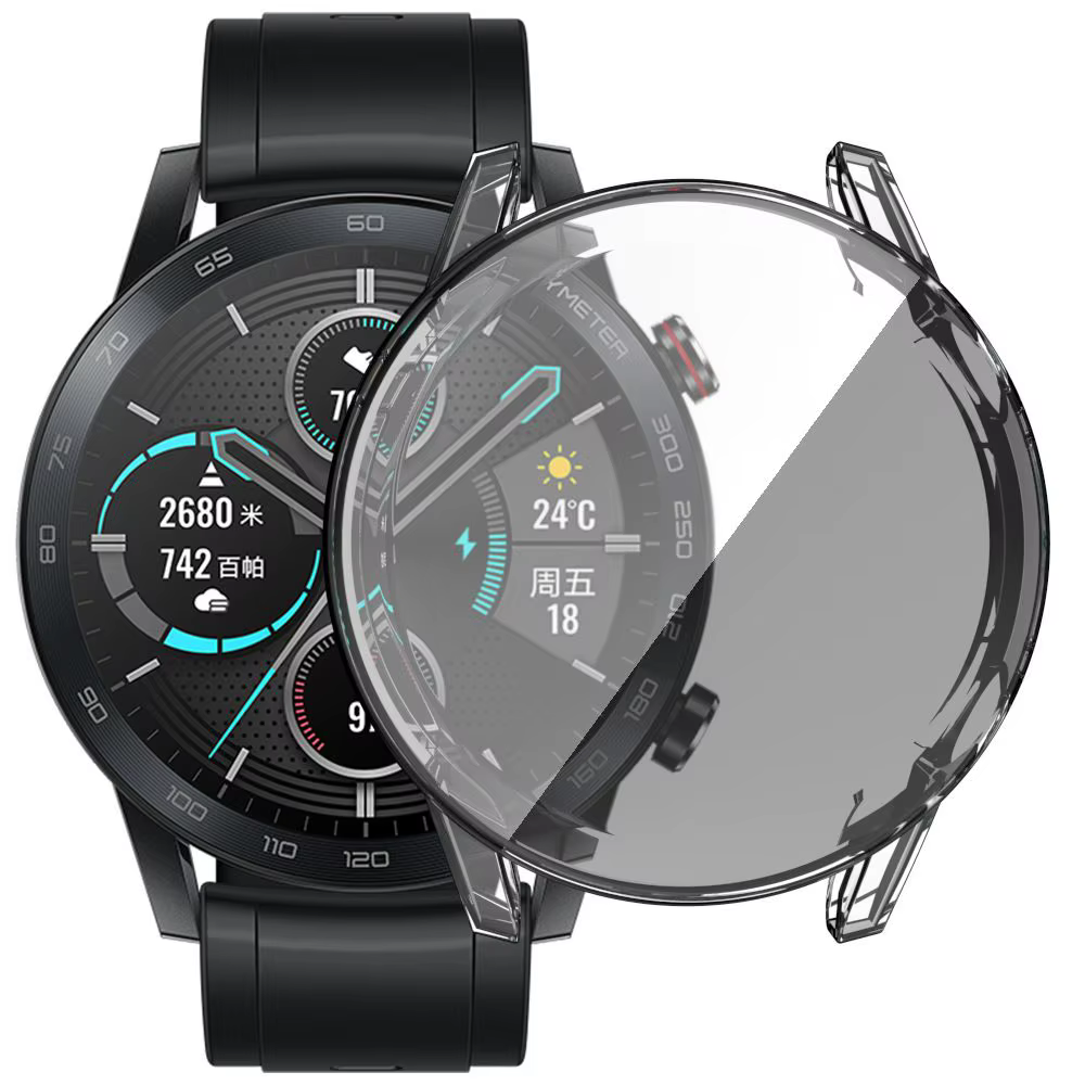 Accessoires pour montre connectée, coque de protection 360, protection d'écran complète, étui de mon