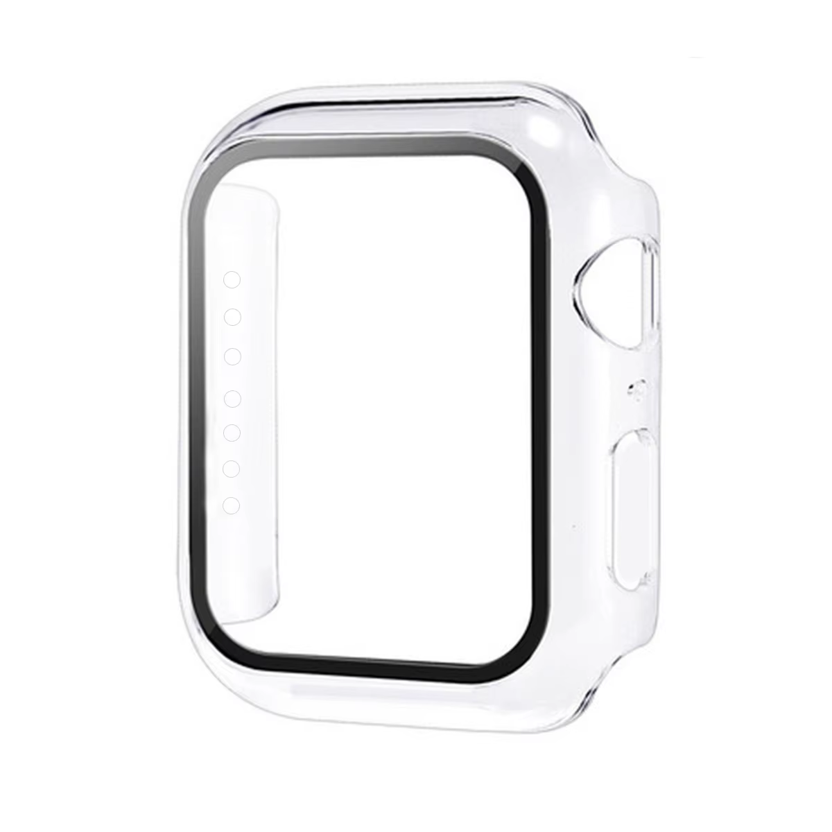 Verre trempé + coque pour Apple Watch 11/10/9/8/7/6/5/4/3/2/1, étui de protection d'écran avec pare-
