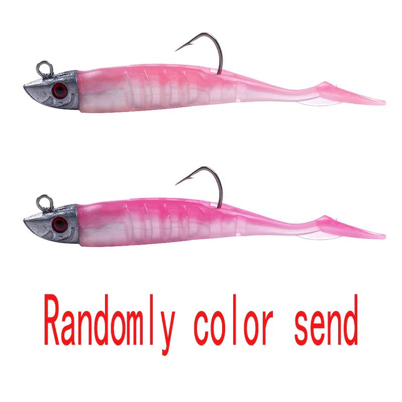 HENGJIA tête de gabarits appât en Silicone souple Wobblers 9cm15g 11cm 25g pêche en mer leurres soup