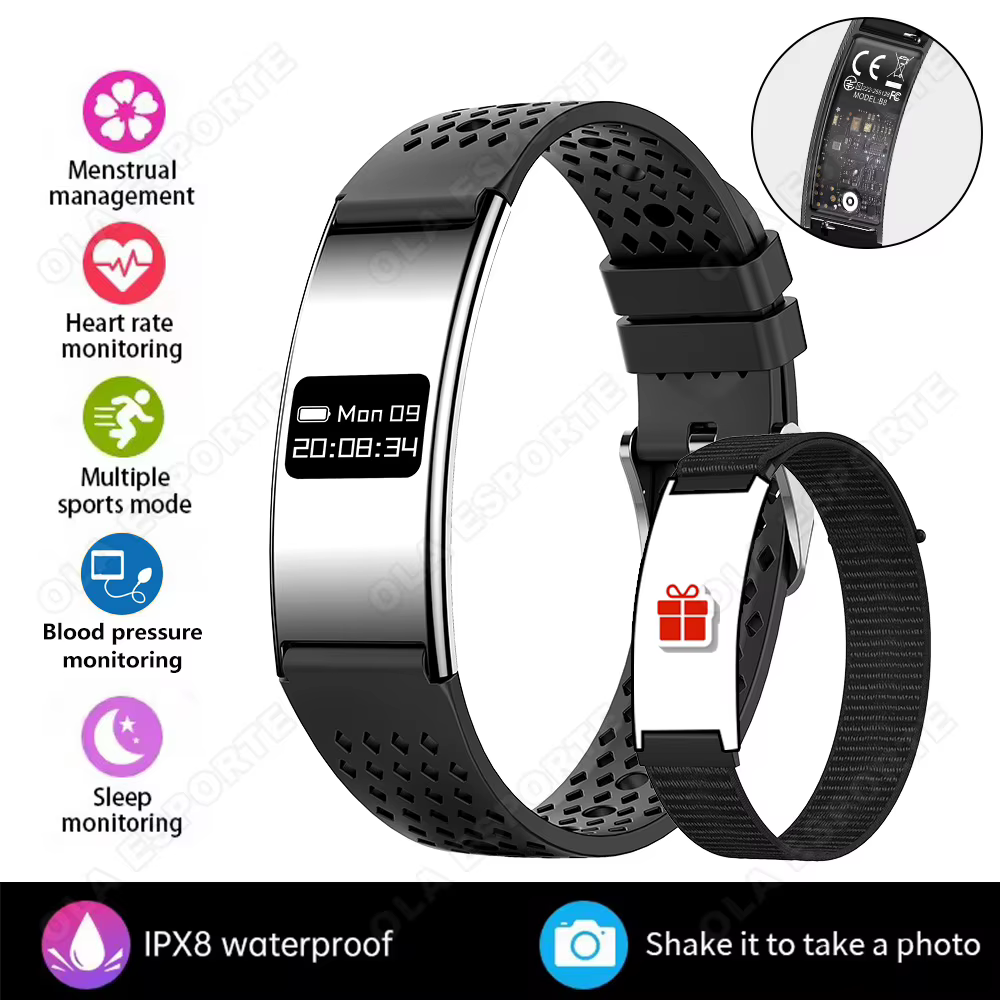 Nouvelle montre connectée ultra-fine pour hommes, bracelet intelligent pour la santé, bracelet de fi