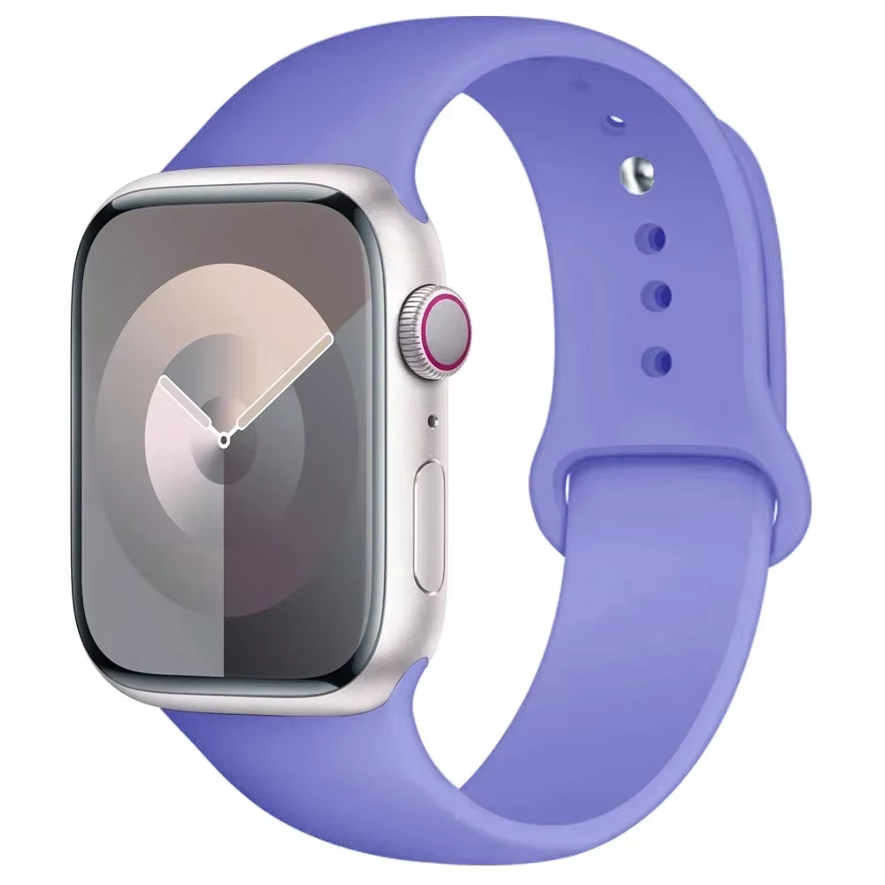 Bracelet sport en silicone pour Apple Watch, bracelet, 44mm, 45mm, 40mm, 41mm, 42mm, 38mm, iWatch Se