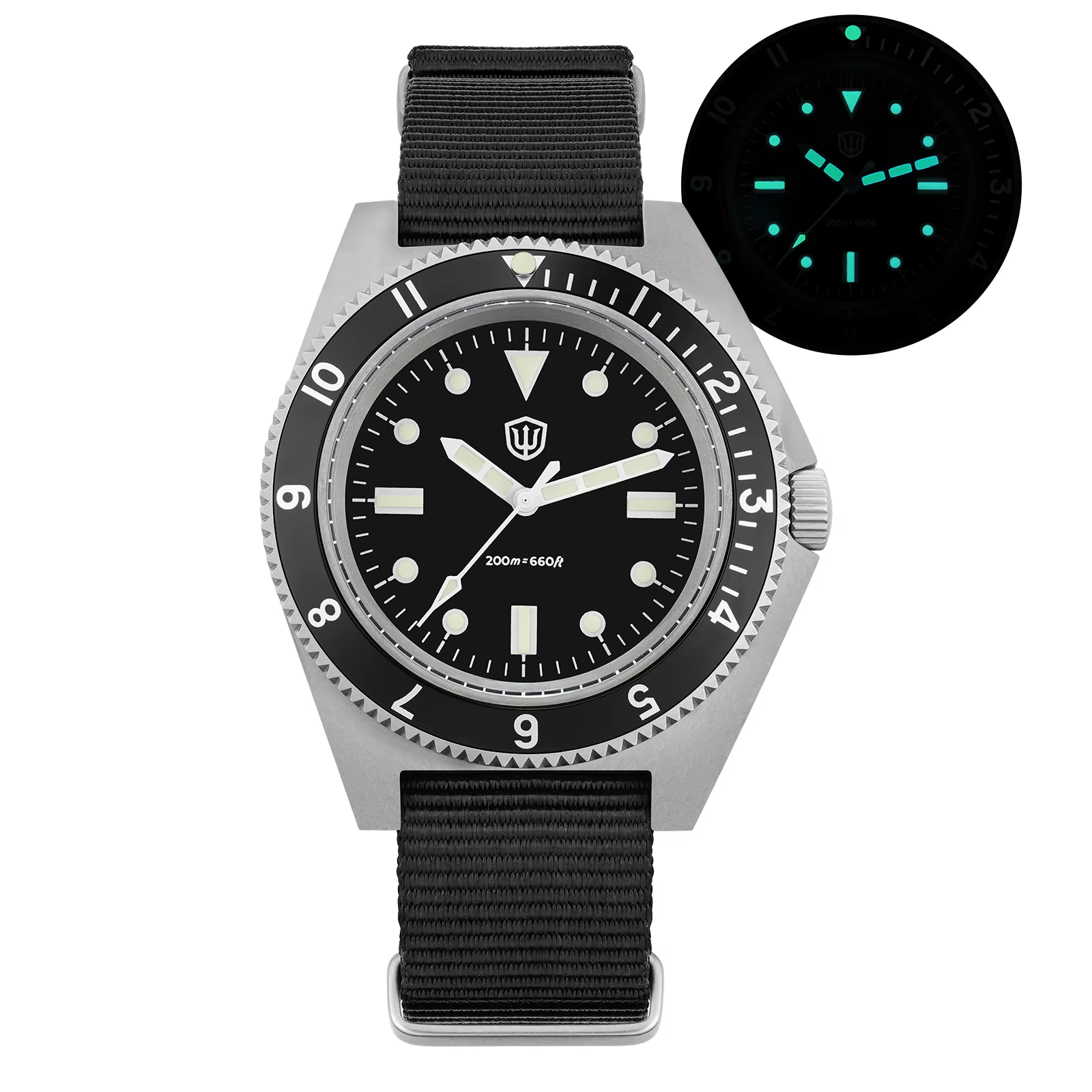Watchdives WD1972 montre à Quartz VH31 balayage secondes mouvement saphir cristal BGW9 lumineux 20Ba