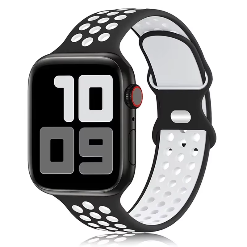 Bracelet dehors en Silicone pour Apple Watch, 44mm, 45mm, Ultra 2, 49mm, 40mm, 41mm, 42mm, 45mm, iWa