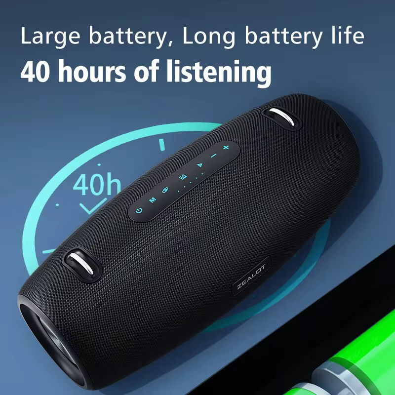 ZEALOT-S67 60W haut-parleur Bluetooth Portable haut-parleur de fête en plein air grand haut-parleur 