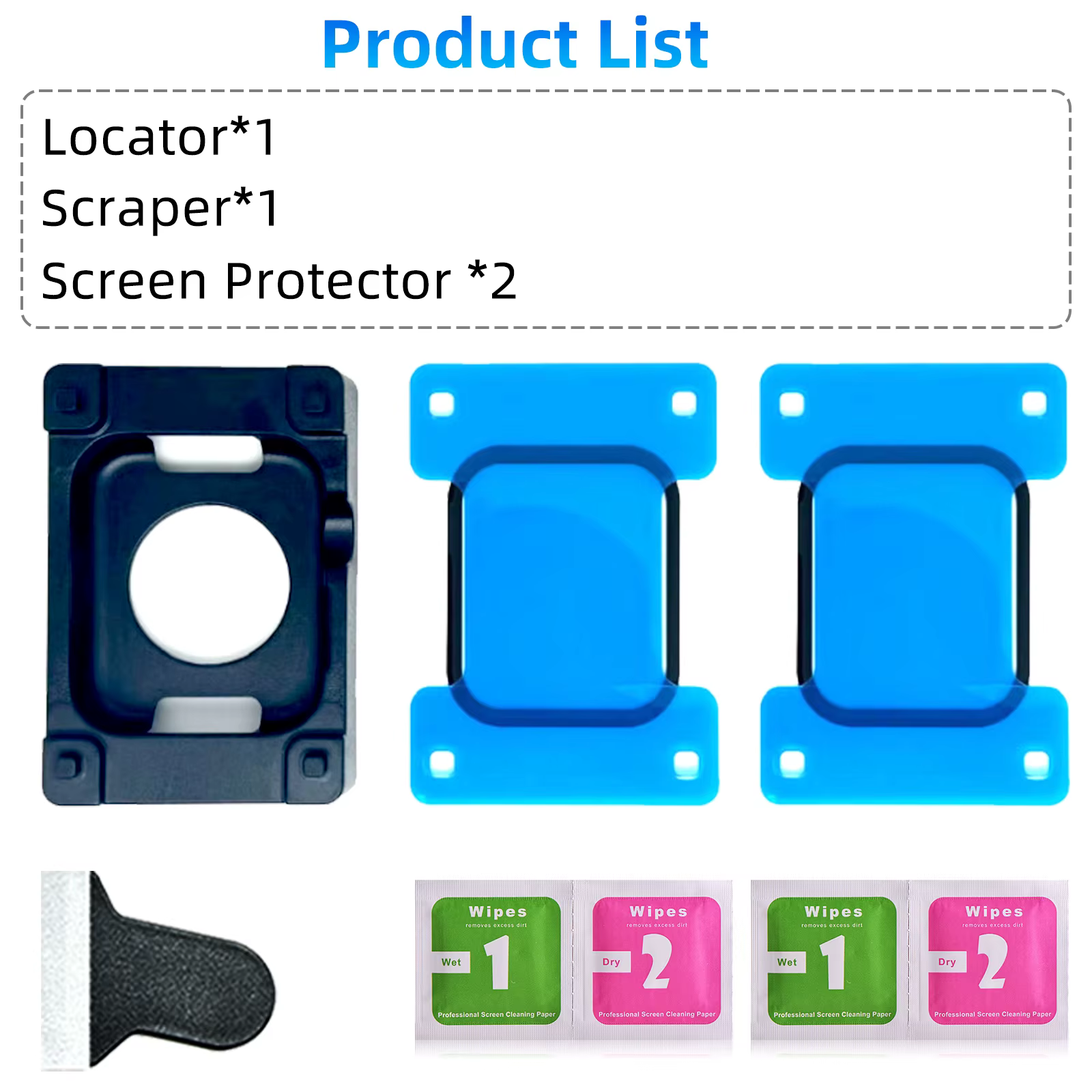 Plateau d'installation protecteur d'écran pour Huawei Watch Fit 4/3 Film de protection anti-rayures