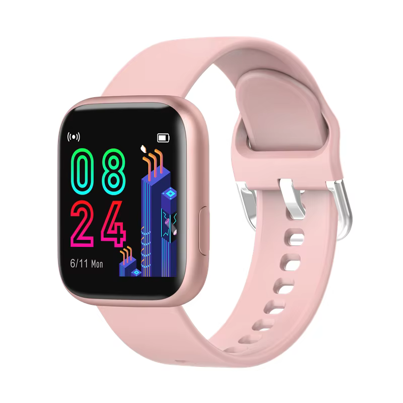Montre intelligente pour dames 1.4 pouces écran tactile complet surveillance de la fréquence cardiaq