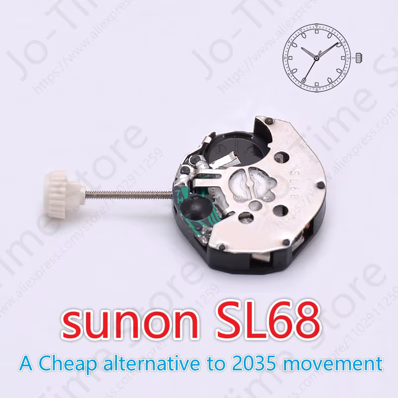 Sunon Sl68 mouvement de montre à Quartz Alternative bon marché à 2035 accessoires de mouvement répar
