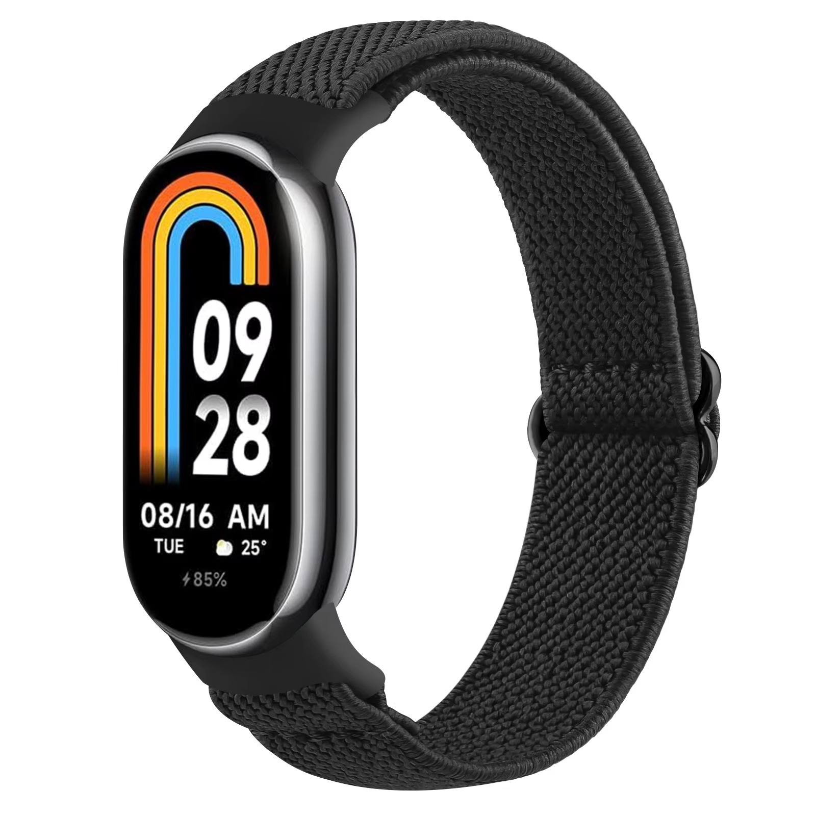 Bracelet à boucle en Nylon pour Xiaomi Smart Band 9 8, Bracelet de remplacement élastique NFC pour X