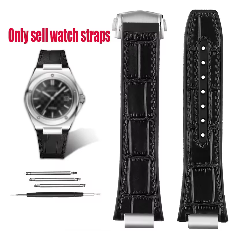 Bracelet de montre en cuir véritable pour homme, bracelet de montre astronomique, caoutchouc de vach