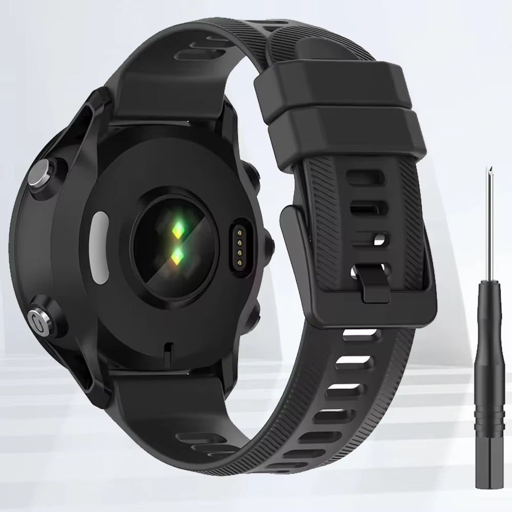 Bracelet de sport en Silicone pour Garmin Forerunner 955, 22mm, pour Forerunner 945 935 745 Fenix 5 