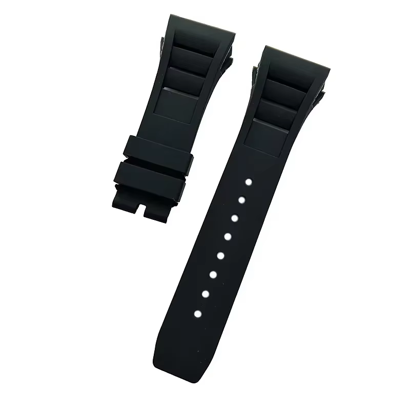 Bracelet de montre en caoutchouc naturel, souple et coloré, 25mm x 20mm, étanche, pour montre Richar