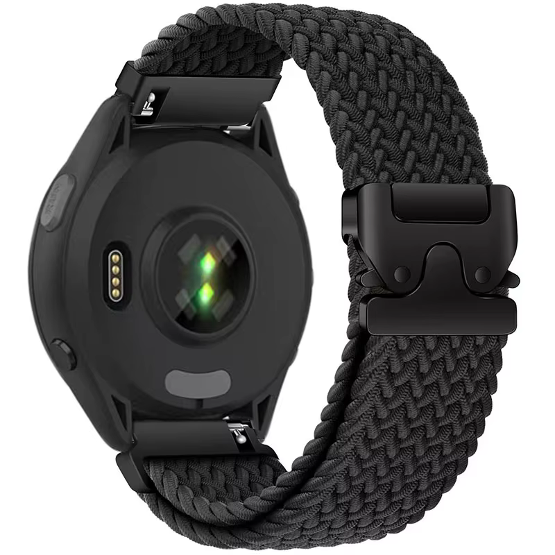 Bracelet à boucle tressée pour Garmin Forerunner 965 970 265 165 570, boucle de Parachute, bracelet 