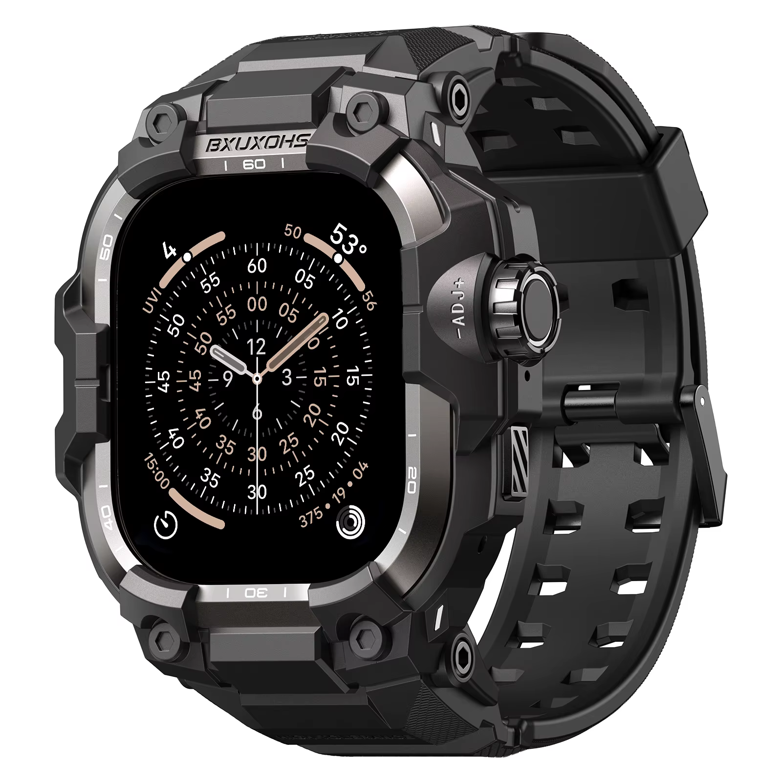 Bracelet tactique pour Apple watch Ultra 2 3 49mm, série 11 10 9 8 7 SE 46mm 45mm 44mm, Bracelet Cor