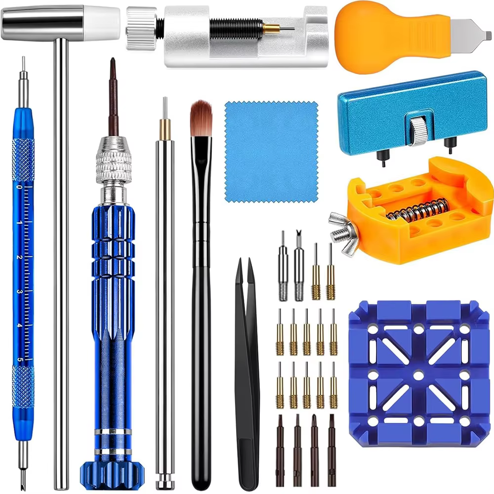 Kit de réparation de montre, remplacement de batterie, retrait des maillons de montre, redimensionne