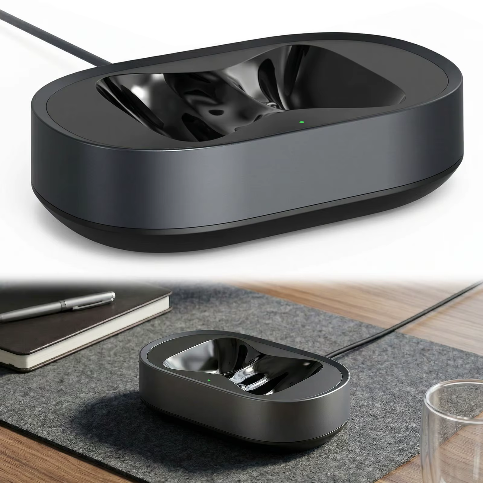 Station de charge pour écouteurs AirPods Max, chargeur magnétique pour casque, station d'accueil USB
