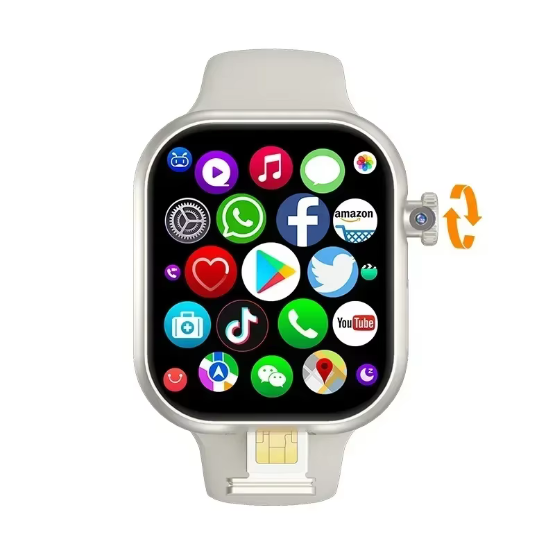 5G Android Smartwatch VP29 4G/5G LTE carte Sim GPS WIFI 2.29 pouces caméra rotative NFC surveillance