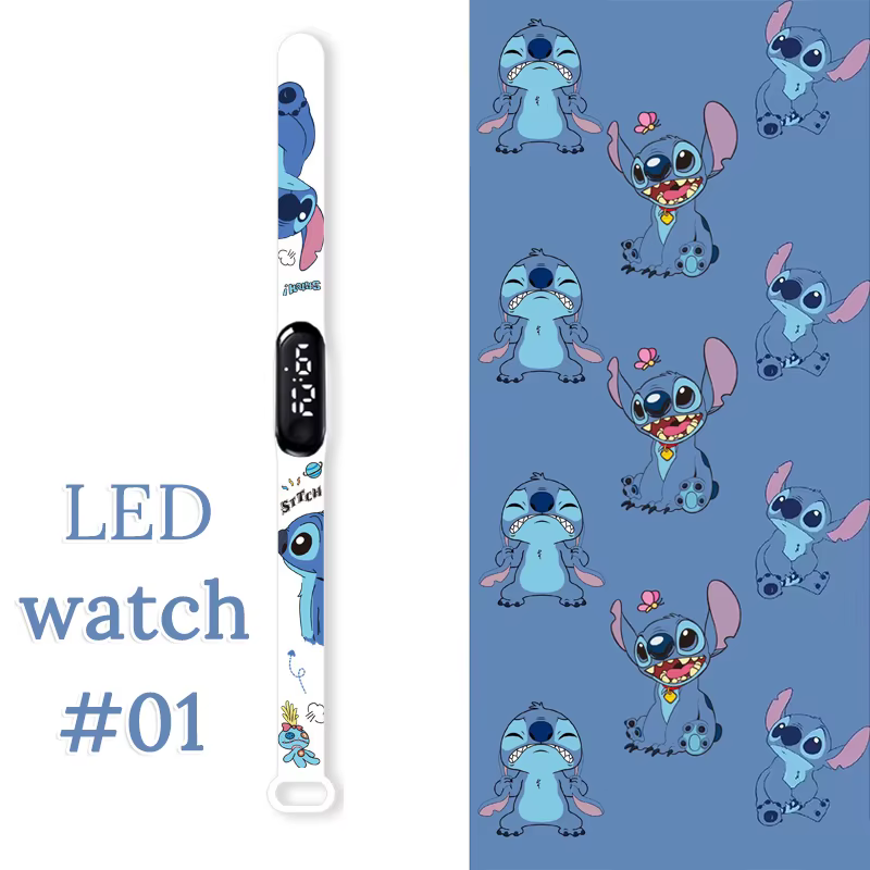 Mode point enfants montres filles étanche Sport Bracelet femmes Bracelet enfants montre LED tactile