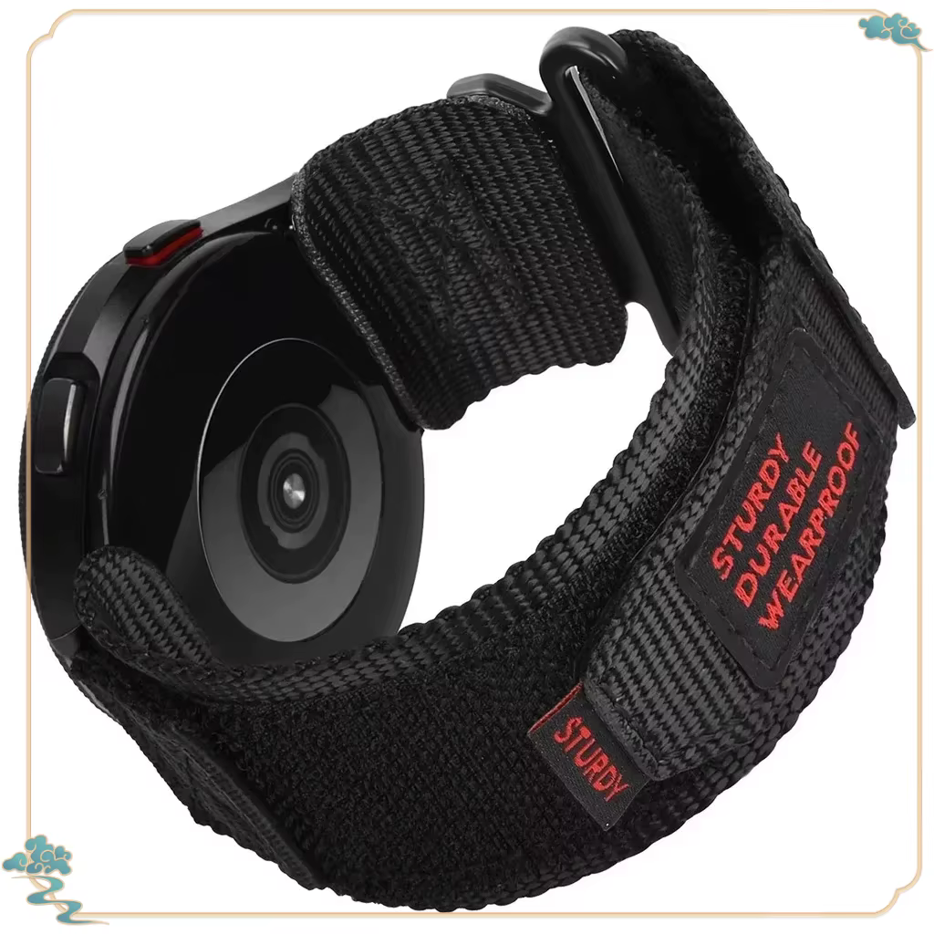 Bracelet en Nylon Camouflage 22mm 20mm, pour Samsung Galaxy Watch 7 6 5 4 40/44mm 6 Classic 43 47mm,