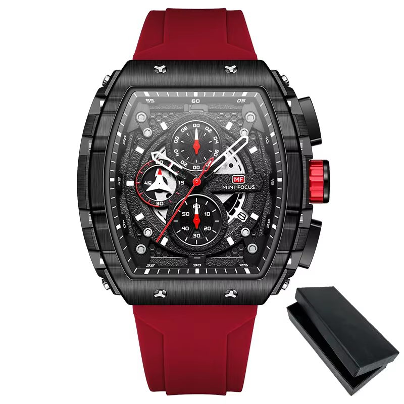 MINI FOCUS-Montre à Quartz pour Homme, Marque de Luxe, Chronographe, dehors