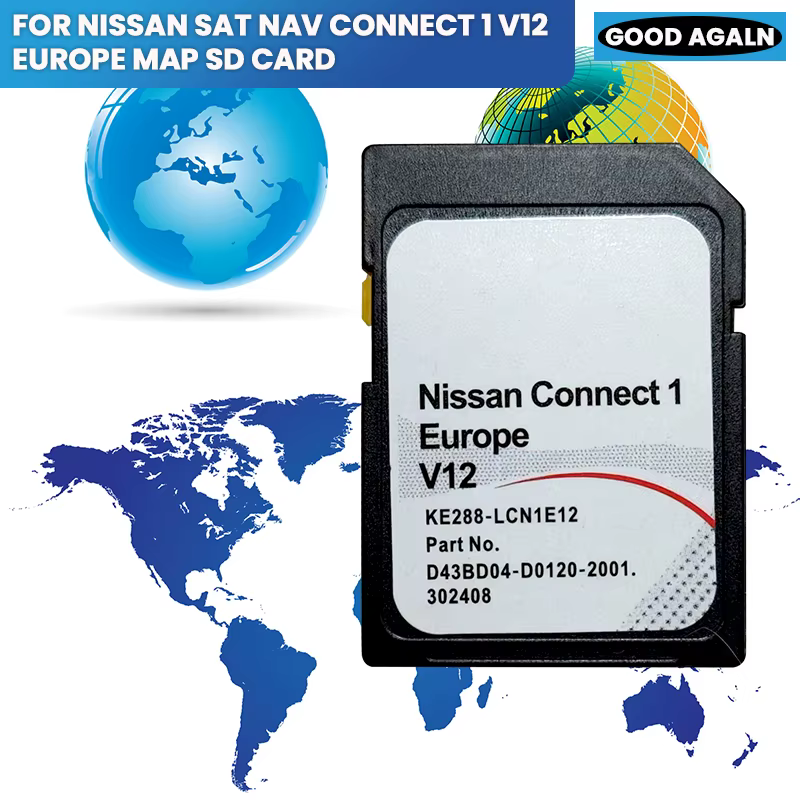 Pour Connect 1 V12 Navigation SD Card 8GB GPS Navigation SD Card Europe Map 2023