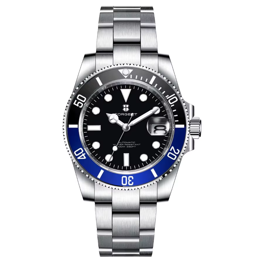 Corgeut – montre de luxe pour hommes, 40mm, Logo personnalisé, saphir NH35, automatique, mécanique,