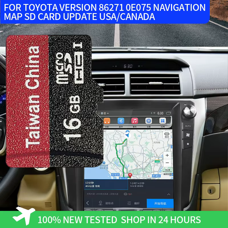 Dernière 2023 pour Toyota carte SD carte Satellite Version 86271 0E075 mise à jour de la carte de Na