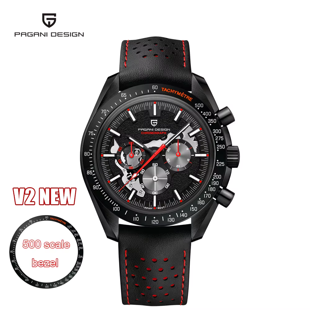 Montres pour hommes 2026, marque Pagani design, montres à quartz pour hommes, chronographe sport VK6