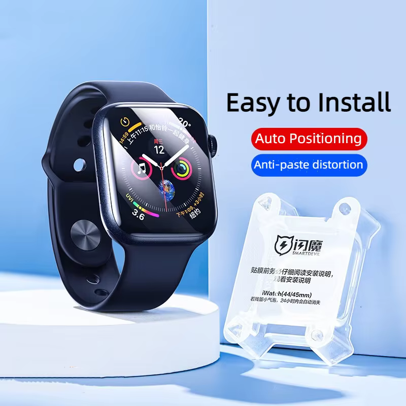 SmartSAFE-Protecteur d'écran pour iWatch 10 HD, film de protection complet transparent pour Apple Wa