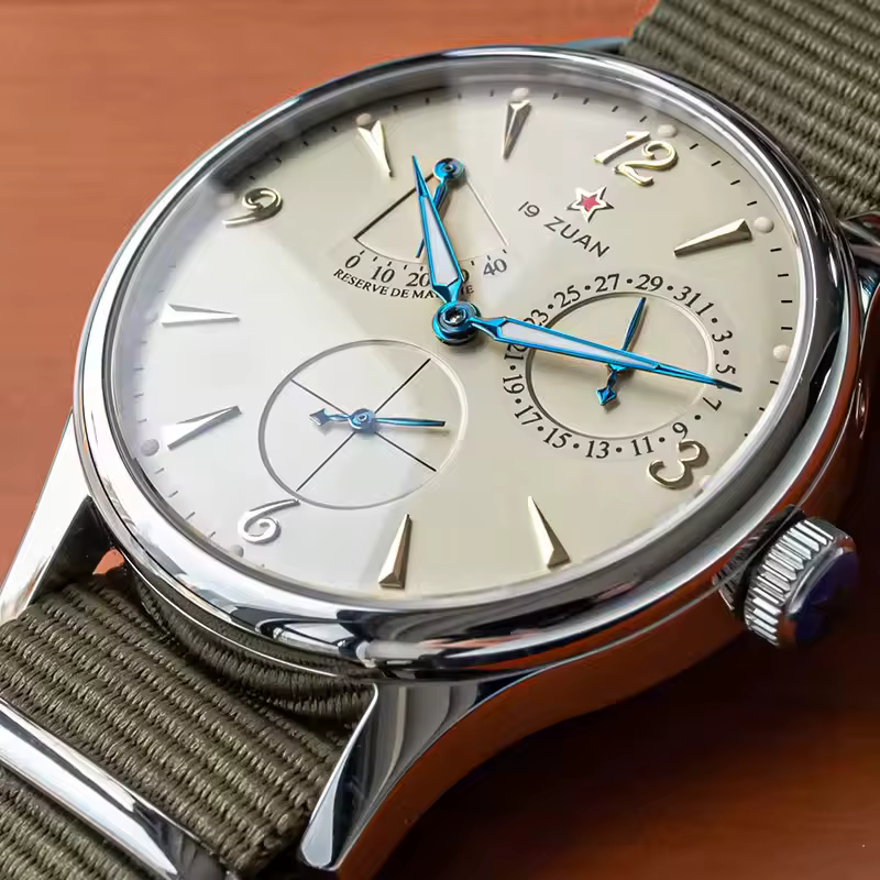 1963 montre pilote pour hommes 40mm montres mécaniques automatiques Original ST1780 mouvement saphir
